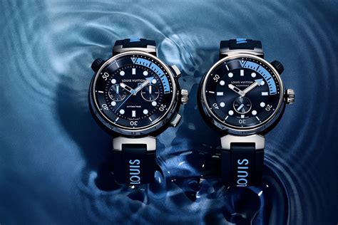 louis vuitton tambour diver watch|Louis Vuitton tambour chronograph watch.